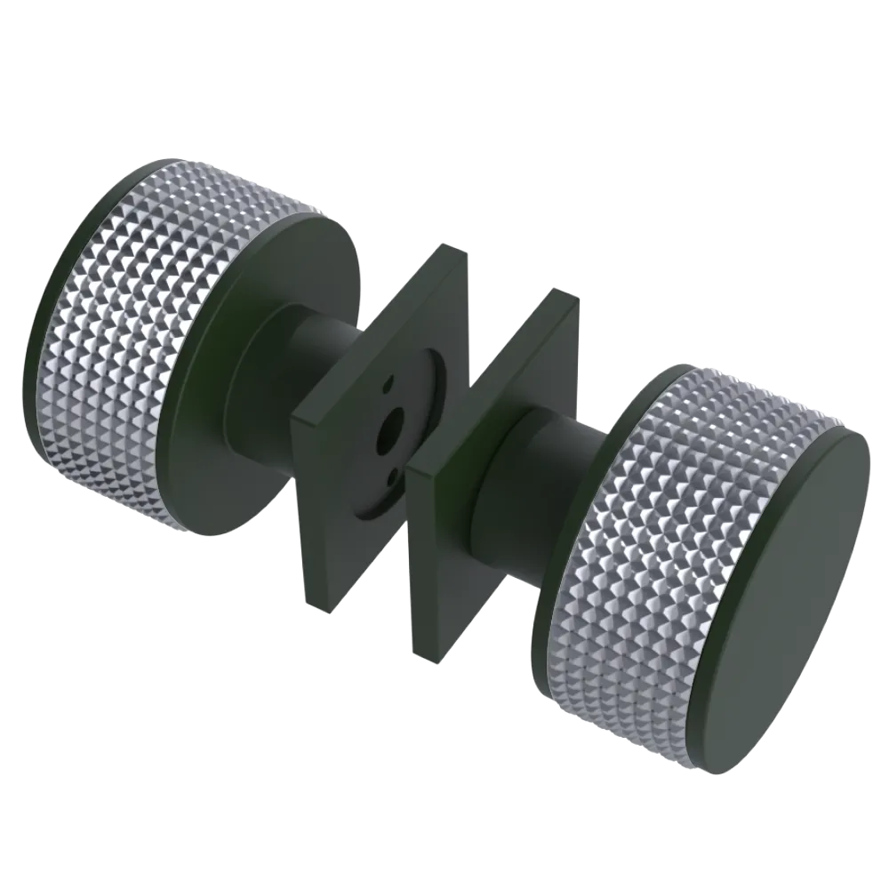 Rubinet Shower Door Knob (set) Green Envy