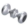 Rubinet Shower Door Knob (set) Satin Chrome