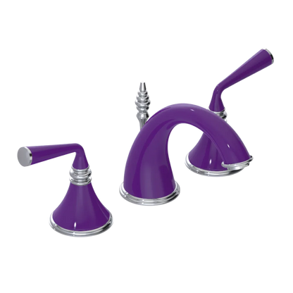 Rubinet Widespread Lav. Set. (less drain) Purple Haze