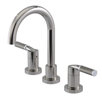 Rubinet Widespread Lav. Set. (less drain) Polished Nickel