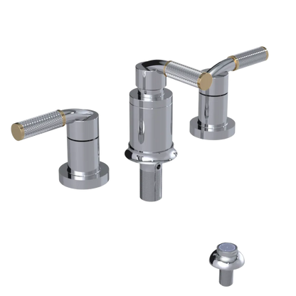 Rubinet Bidet Fitting with Spray, Diverter, and Vacum Breaker (Less Drain) Chrome