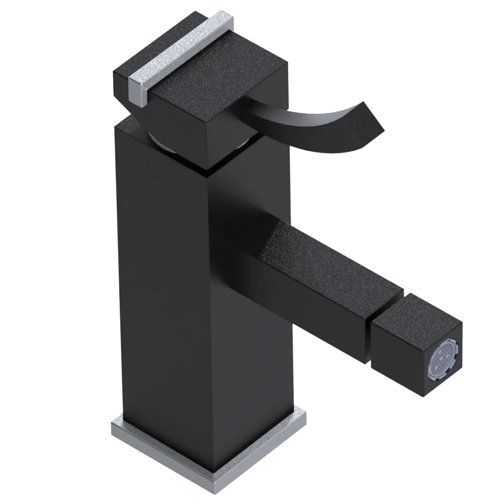 Rubinet Single Control Bidet Fitting (less drain) Matt Black