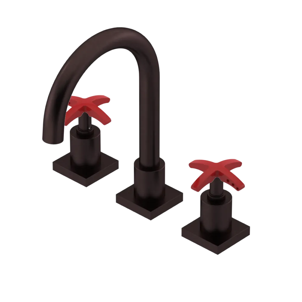 Rubinet Widespread Lav. Set. (less drain) Oil Rubbed Bronze