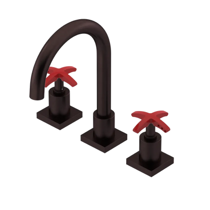 Rubinet Widespread Lav. Set. (less drain) Oil Rubbed Bronze