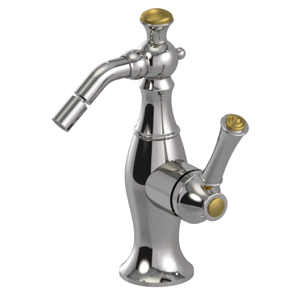Rubinet Single Control Bidet Fitting (less drain) Polished Nickel