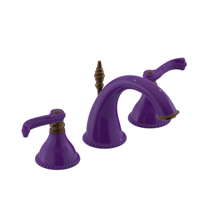 Rubinet Widespread Lav. Set. (less drain) Purple Haze