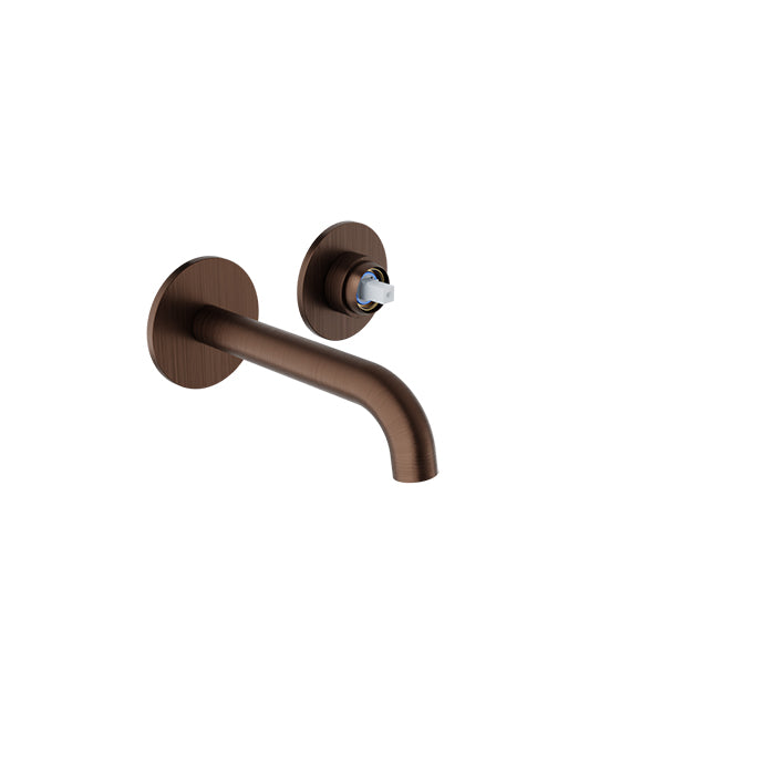 Baril Trim only for single lever wall-mounted lavatory faucet, drain not included