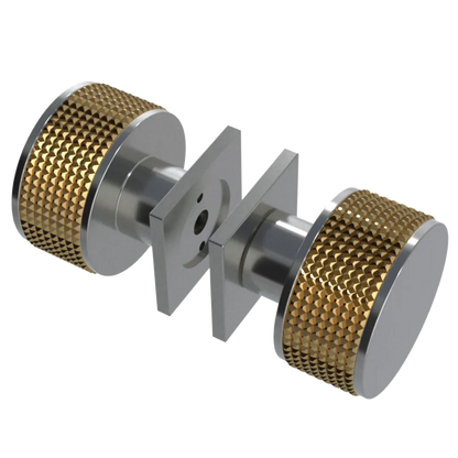 Rubinet Shower Door Knob (set) Satin Nickel