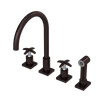 Rubinet Widespread Kitchen Set with Hand Spray Oil Rubbed Bronze