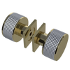 Rubinet Shower Door Knob (set) Natural Brass