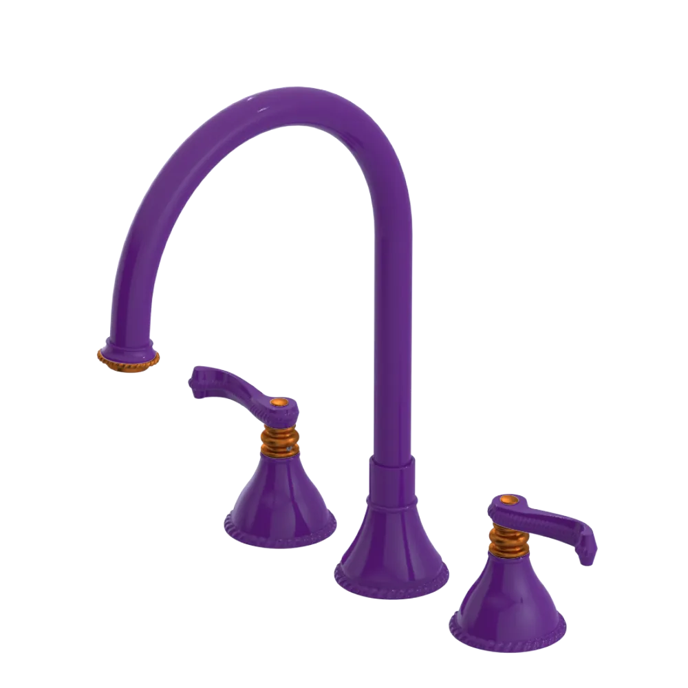 Rubinet Widespread Kitchen Set Purple Haze