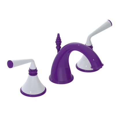 Rubinet Widespread Lav. Set. (less drain) Purple Haze