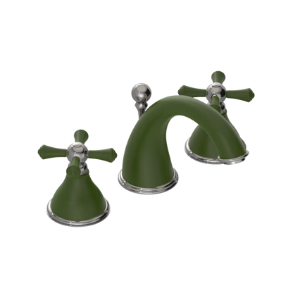 Rubinet Widespread Lav. Set. (less drain) Green Envy