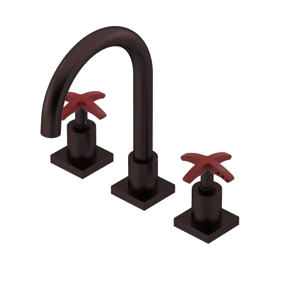 Rubinet Widespread Lav. Set. (less drain) Oil Rubbed Bronze
