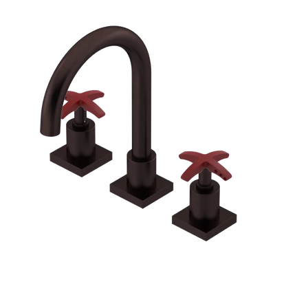 Rubinet Widespread Lav. Set. (less drain) Oil Rubbed Bronze