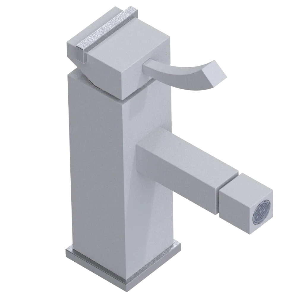 Rubinet Single Control Bidet Fitting (less drain) Matt White