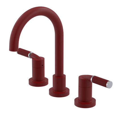 Rubinet Widespread Lav. Set. (less drain) Maroon