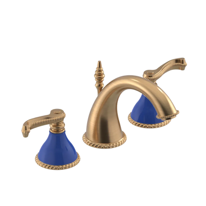 Rubinet Widespread Lav. Set. (less drain) Satin Gold