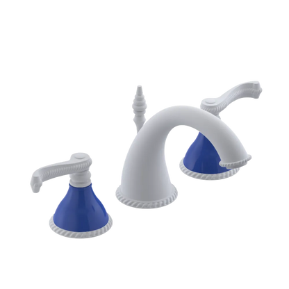Rubinet Widespread Lav. Set. (less drain) Matt White