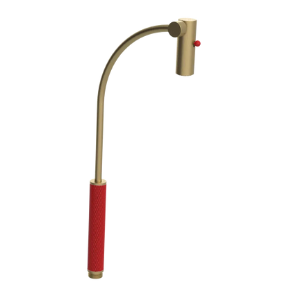 Rubinet Hand Held Shower Bidet Only Satin Brass