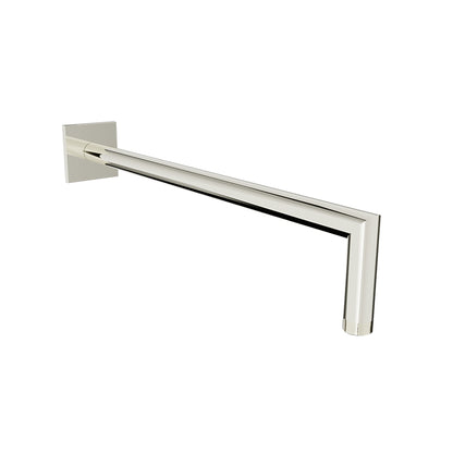 Baril 16" wall-mounted shower arm, square flange