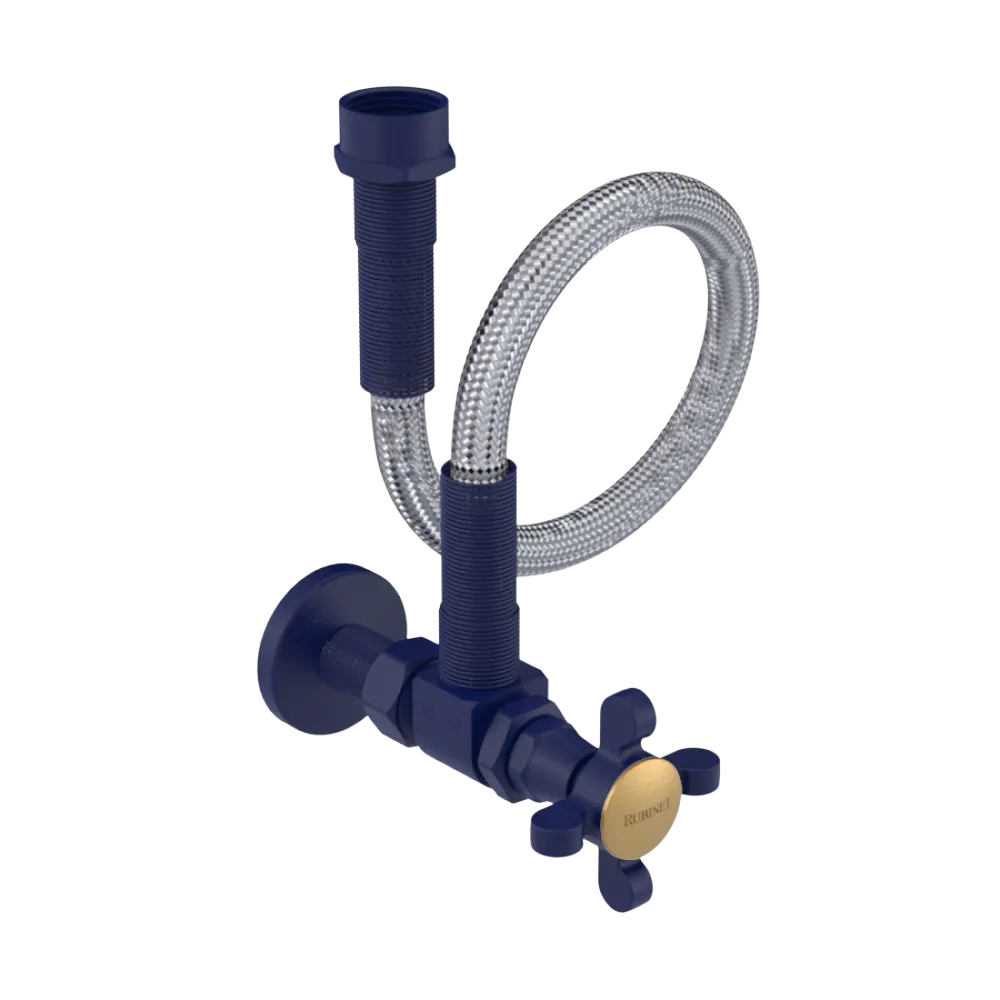Rubinet Exposed Supply Kit (classic) Midnight Blue