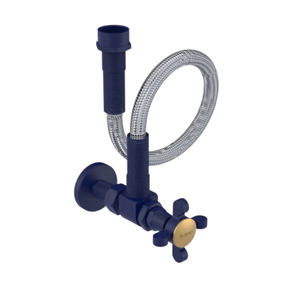 Rubinet Exposed Supply Kit (classic) Midnight Blue
