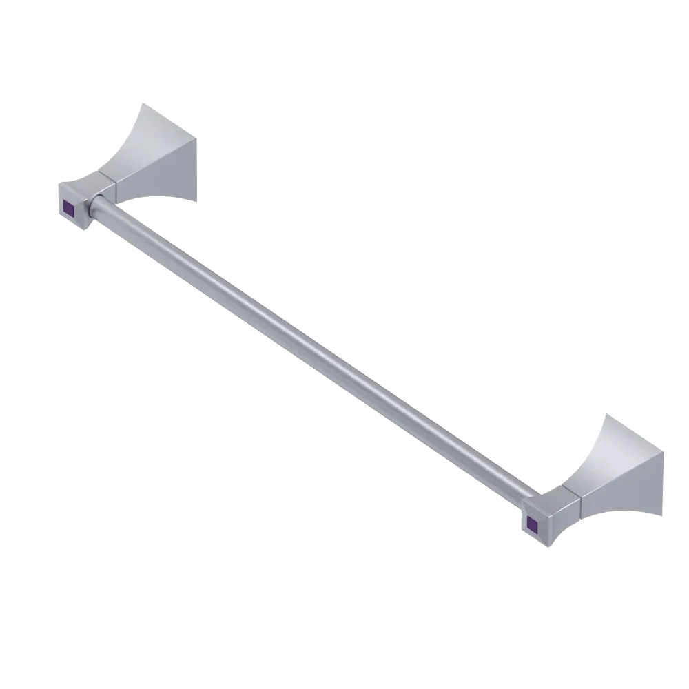 Rubinet Towel Bar 18" Satin Chrome