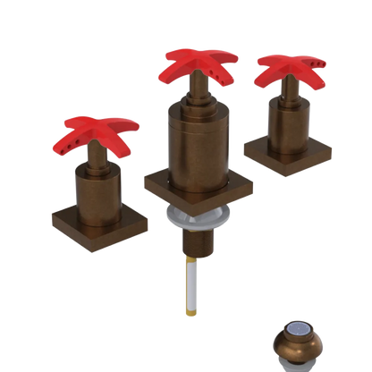 Rubinet Bidet Fitting with Spray, Diverter, and Vacuum Breaker (less drain) Oil Rubbed Bronze