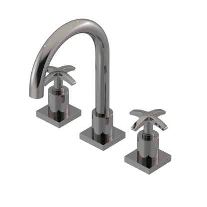 Rubinet Widespread Lav. Set. (less drain) Polished Nickel