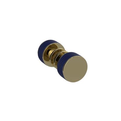 Rubinet Shower Door Knob (set) Natural Brass