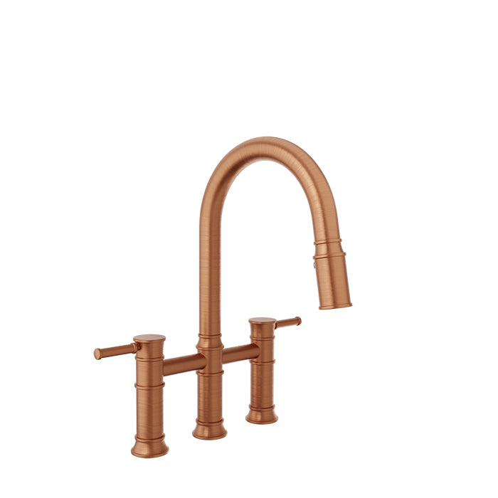 Baril Bridge kitchen faucet with 2-function pull-down spray