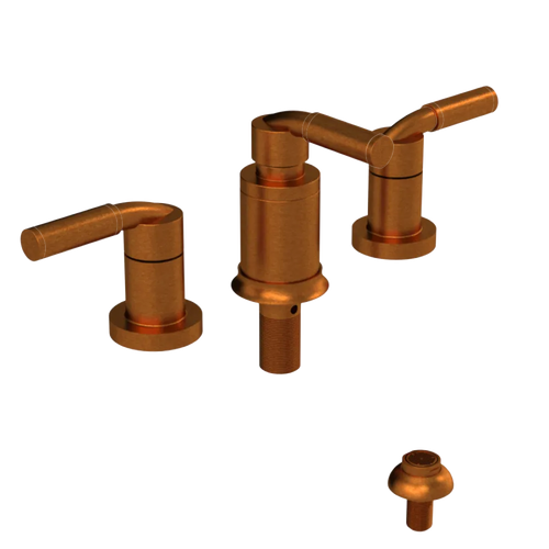 Rubinet Bidet Fitting with Spray, Diverter, and Vacuum Breaker (less drain) Antique Copper Matt