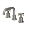 Rubinet Widespread Lav. Set. (less drain) Satin Nickel