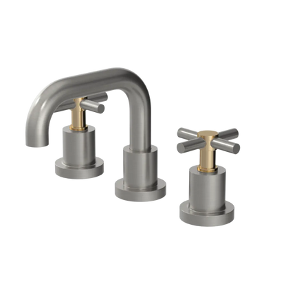 Rubinet Widespread Lav. Set. (less drain) Satin Nickel