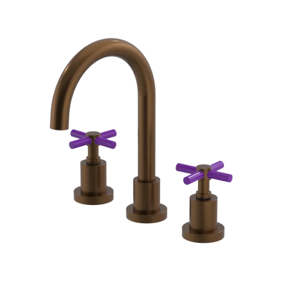 Rubinet Widespread Lav. Set. (less drain) Tuscan Brass
