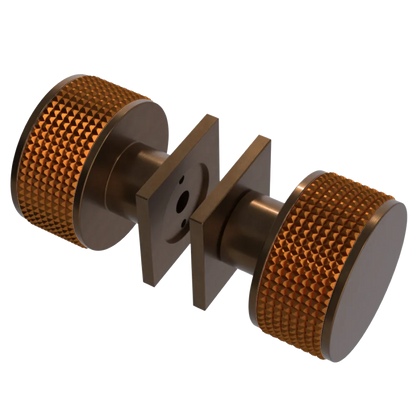Rubinet Shower Door Knob (set) Tuscan Brass