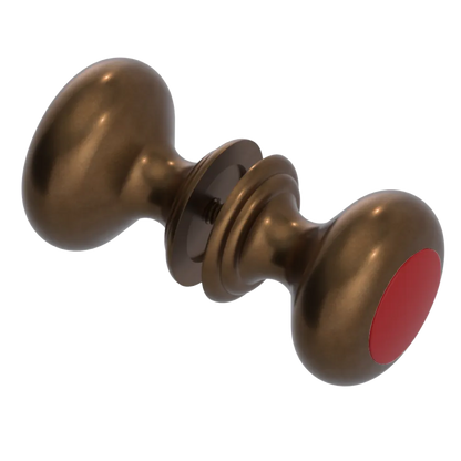 Rubinet Shower Door Knob (set) Tuscan Brass