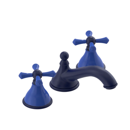 Rubinet Widespread Lav. Set. (less drain) Midnight Blue