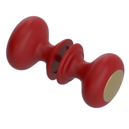 Rubinet Shower Door Knob (set) Maroon