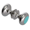 Rubinet Shower Door Knob (set) Polished Nickel