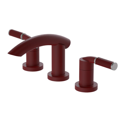 Rubinet Widespread Lav. Set. (less drain) Maroon