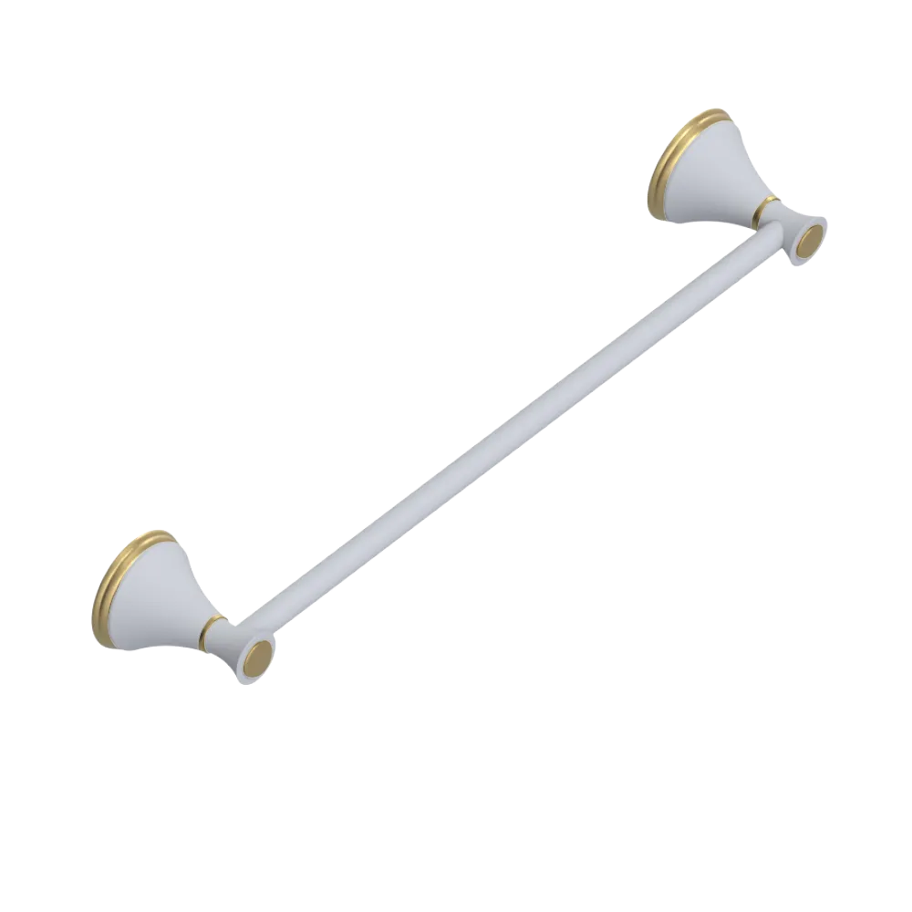 Rubinet Towel Bar 18" Matt White
