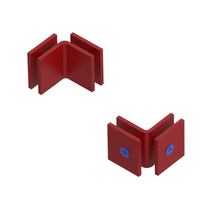 Rubinet 90 Glass to Glass Open Face Maroon