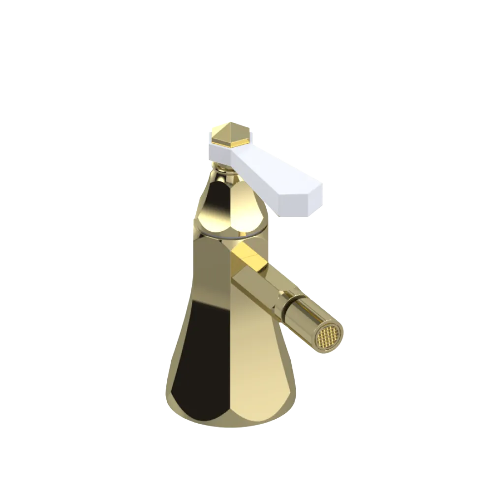 Rubinet Single Control Bidet Fitting (less drain) Gold