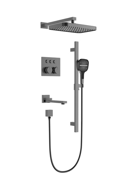Aquaflo Geo Premium 3-Way Thermostatic Shower Set