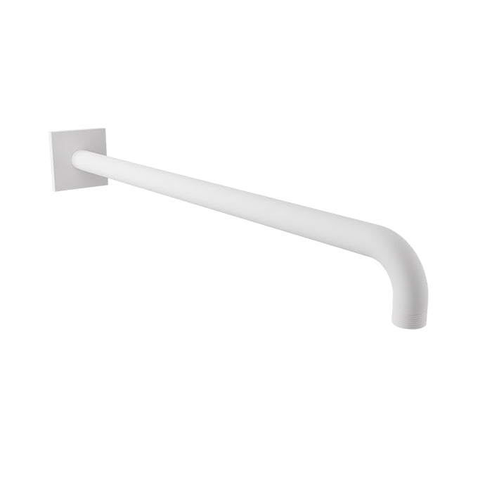 Baril 18" wall-mounted shower arm, square flange