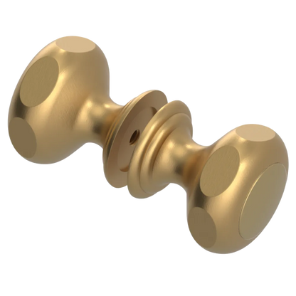 Rubinet Shower Door Knob (set) Satin Gold