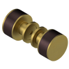 Rubinet Shower Door Knob (set) Antique Brass Matt
