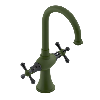 Rubinet Single Hole Dual Handle Lav. Set. (less drain) Green Envy